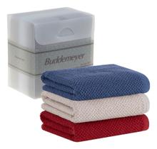 Kit 3pçs Pano De Copa Gourmet Tolhas Buddemeyer 100% Algodão Cozinha