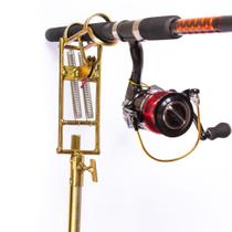 kit 3peças suporte fisgador automatico - ribas fabricaçao suporte pesca