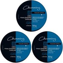 Kit 3Pomada Cera Modeladora Charming Cless Efeito Matte Fixacao Normal Fixador Cabelo Masculino 50g Kit 3Pomada Cera Modeladora Charming Cless Efeito Matte Fixacao Normal Fixador Cabelo Masculino 50g