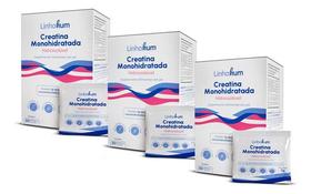 Kit 3u Creatina Monohidratada Maltodextrina Solúvel Linhahum