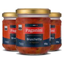 Kit 3Un Antepasto Bruschetta Peperoni Paganini 170G