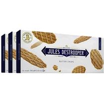 Kit 3Un Biscoito Belga Jules Destrooper Butter Wafles 100G