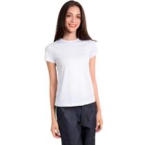 Kit 3un Blusa Camiseta Feminina Baby Look Gola Redonda