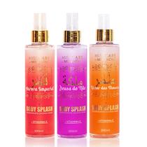 Kit 3un Body Splash Desodorante Colonia Árabe Miss Rôse