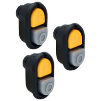 Kit 3un Botão Acionamento do Interruptor Compatível com Aspirador WAP Biovac 10 FW005590