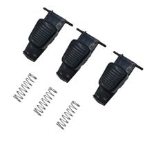 Kit 3un Botão Trava Tecla Preta do Reservatório com Mola Compatível com Aspirador WAP High Speed