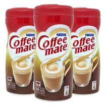 Kit 3un Coffee Mate Nestlé Creme Pronto Para Café em Pó 400g