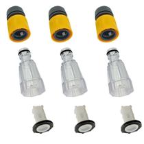 Kit 3un Conector Filtro Engate Laranja Compatível com Desobstruidora WAP Premium Ultra 2600 FW007651