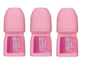Kit 3un Desodorante Hi & Dri Roll-on Powder Fresh 50ml