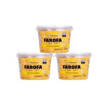 Kit 3un. Farofa Sobradinho Tradicional - 250Gr
