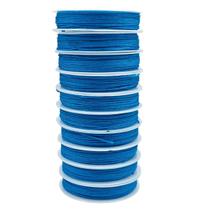 Kit 3un Linha Fio Fibra Poliamida Azul 1mm 30 Metros Arte Kit 3un Linha Fio Fibra Poliamida Azul 1mm 30 Metros Arte