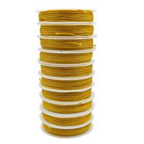 Kit 3un Linha Fio Fibra Poliamida Mostarda 1mm 30 Metros Kit 3un Linha Fio Fibra Poliamida Mostarda 1mm 30 Metros