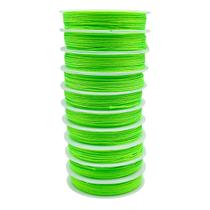 Kit 3un Linha Fio Fibra Poliamida Verde Neon 1mm 30 Metros Kit 3un Linha Fio Fibra Poliamida Verde Neon 1mm 30 Metros