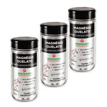 Kit 3un Magnésio Quelato Bisglicinato Meissen 120 Cápsulas Kit 3un Magnésio Quelato Bisglicinato Meissen 120 Cápsulas