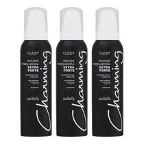 Kit 3un Mousse Modelador Charming Extra Forte Kit 3un Mousse Modelador Charming Extra Forte