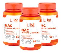 Kit 3un Nac 600mg 60 Cápsulas