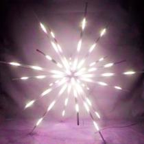 KIT 3UN Ouriço Estrela Sputnik 180Led 20Bastões Funções Festa, Aniversários, Eventos, Natal, Reveion