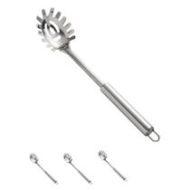 kit 3un Pegador de macarrão aço inox concha colher massas
