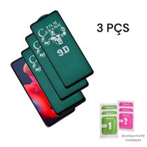 Kit 3UN Película De Cerâmica 9D Flexível Para Motorola Moto G24 Kit 3UN Película De Cerâmica 9D Flexível Para Motorola Moto G24