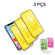 Kit 3UN Película de Cerâmica Fosca Flexível Para Iphone 14 Plus