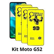 Kit 3UN Película de Cerâmica Fosca para Motorola Moto G52 Kit 3UN Película de Cerâmica Fosca para Motorola Moto G52
