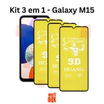 Kit 3UN Película de Cerâmica Fosca para Samsung Galaxy M15