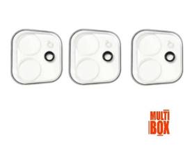 Kit 3UN Película De Vidro Para Câmera Traseira Compatível Com Iphone 11 E Iphone 12 Mini