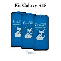 Kit 3UN Película Fosca Privacidade para Samsung Galaxy A15 Kit 3UN Película Fosca Privacidade para Samsung Galaxy A15