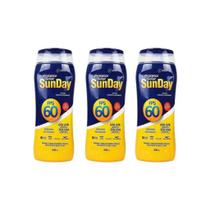 Kit 3un Protetor Solar Fps 60 Corporal Sunday 200ml Kit 3un Protetor Solar Fps 60 Corporal Sunday 200ml