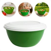 Kit 3un Saladeira Oval Plástica Grande 28cm 4,6L Atóxica Livre de BPA P/ Alimentos Quentes ou Frios Kit 3un Saladeira Oval Plástica Grande 28cm 4,6L Atóxica Livre de BPA P/ Alimentos Quentes ou Frios