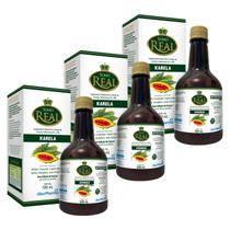 Kit 3un Sumo Real Amargo Suplemento Alimentar Líquido Colina