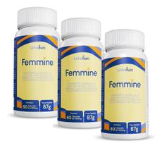Kit 3un Supleme Mulher Femmine Alivia Tpm Menopausa Linhahum