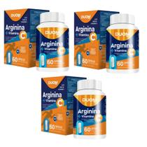 Kit 3un Suplemento Alimentar Arginina+Vitamina C 60Cps- Duom