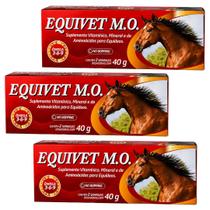 Kit 3un Suplemento Equivet M.O. Para Equídeos - Vetbras Kit 3un Suplemento Equivet M.O. Para Equídeos - Vetbras