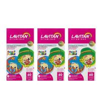 Kit 3un Suplemento Lavitan Kids 60 Cpr - Cimed