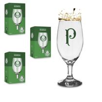 Kit 3Un Taça Tulipa Windsor Vidro 330Ml Cerveja Vinho Chopp