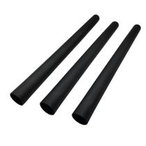 Kit 3un Tubo Extensor Prolongador Reto Plástico Preto Compatível com Aspirador Black&Decker AP4850