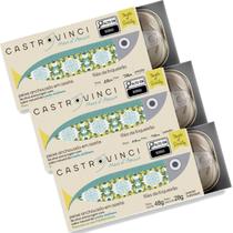 Kit 3Und Anchovas Em eite Limão Siciliano Castrovinci 48G