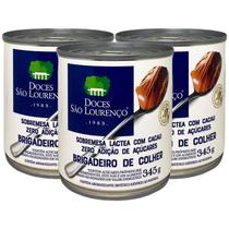 Kit 3und Brigadeiro de Colher Zero SÃO LOURENÇO 345g
