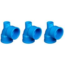 Kit 3und Curva BB 90º Curta 75mm PN125 Soldável c/ Saída Rosca Rosca de 1" Durabilidade p/ Irrigação Kit 3und Curva BB 90º Curta 75mm PN125 Soldável c/ Saída Rosca Rosca de 1" Durabilidade p/ Irrigação