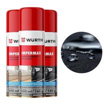 Kit 3und Impermeabilizante Tecidos Sofá Banco Roupa 300ml Wurth