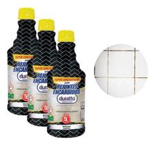 Kit 3und Limpa Rejunte Encardido Concentrado Duratto 500ml