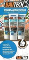 Kit 3und Rejunte Acrílico Pronto Bautech Líquido Branco 470g