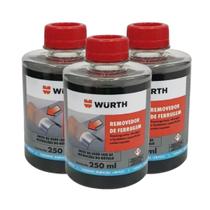 Kit 3und Removedor De Ferrugem Wmax Corrosão Wurth 250ml