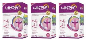 Kit 3uni Lavitan A-Z Mulher (3x 90 comprimidos) - CIMED
