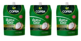 Kit 3uni Óleo de Coco Extravirgem 500ml pouch - Copra