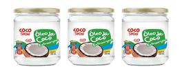 Kit 3uni Óleo de Coco Extravirgem Coco Show 200ml - Copra