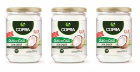 Kit 3uni Óleo de Coco sem sabor 500ml - Copra