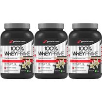 Kit 3X 100% Whey Prime Concentrado - 900g Baunilha - BodyAction Kit 3X 100% Whey Prime Concentrado - 900g Baunilha - BodyAction