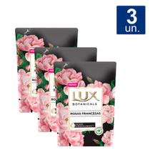 Kit 3X 200ml Sabonete Líquido Lux Botanicals Rosas Francesas Refil